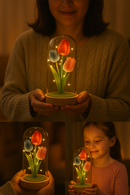 Tulipán Eterno en Cúpula de Cristal