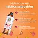 MaryRuth's, Suplemento multivitamínico para favorecer el crecimiento del cabello, Melocotón y mango, 450 ml