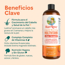 MaryRuth's, Suplemento multivitamínico para favorecer el crecimiento del cabello, Melocotón y mango, 450 ml