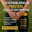 Prostate Health ™ - Energía masculina y defensa total para tu próstata con cúrcuma, zinc y ortiga (90 cápsulas)